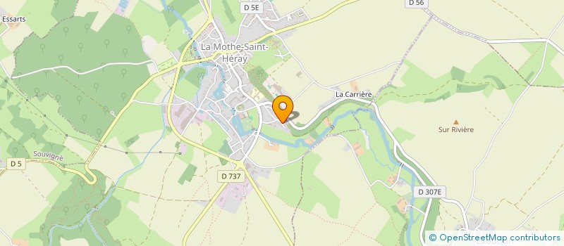 localisation de l'entreprise ASSOC DES PARENTS D'ELEVES  LA MOTHE-SAINT-HERAY