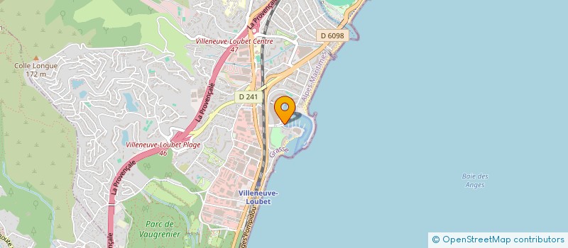 localisation de l'entreprise ASSOC DES PARENTS D ELEVES à VILLENEUVE-LOUBET