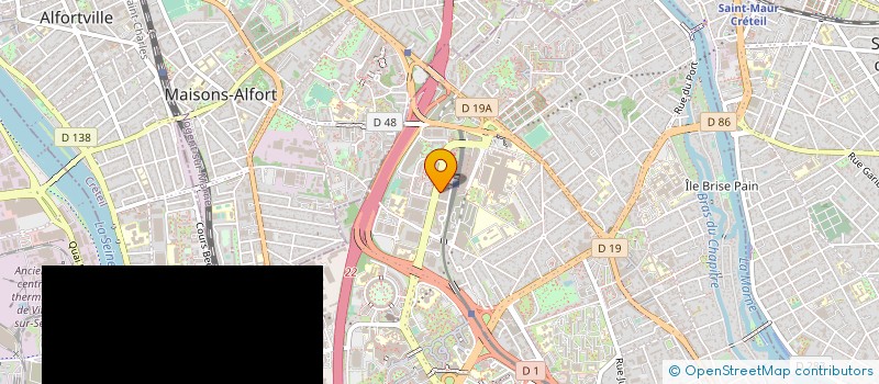 localisation de l'entreprise ASSOC DES PERSONNELS DU VAL DE MARNE  CRETEIL