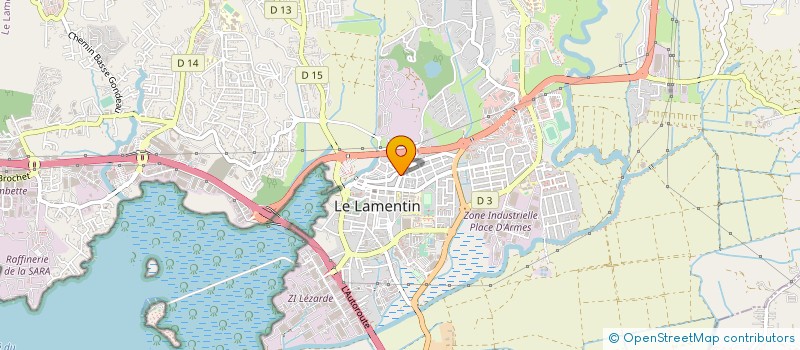 localisation de l'entreprise ASSOC DES PSYCHOL DE MARTINIQUE à LE LAMENTIN