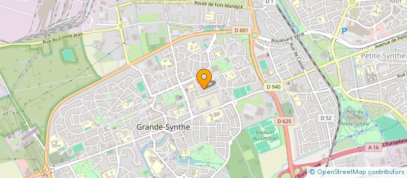 localisation de l'entreprise ASSOC DES RAPATRIES D ALGERIE ET LEURS AMIS REGION NORD SECTION GRANDE SYNTHE à GRANDE-SYNTHE