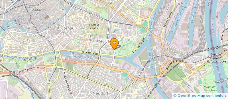 localisation de l'entreprise ASSOC DES RESIDENTS DE L ESPLANADE à STRASBOURG