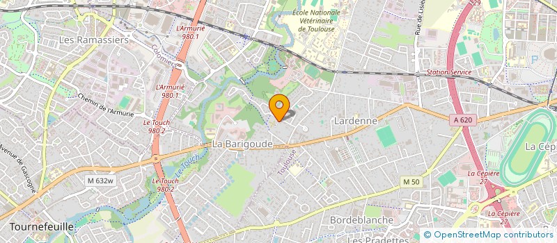 localisation de l'entreprise ASSOC DES RESIDENTS DE LA BARIGOUDE à TOULOUSE