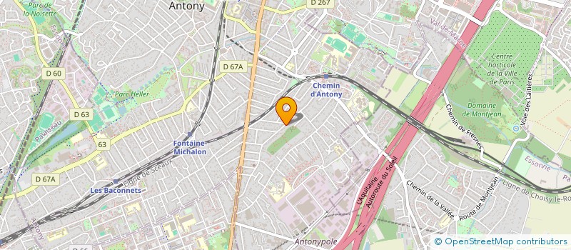 localisation de l'entreprise ASSOC DES SCIENTIFIQUES CHRETIENS à ANTONY