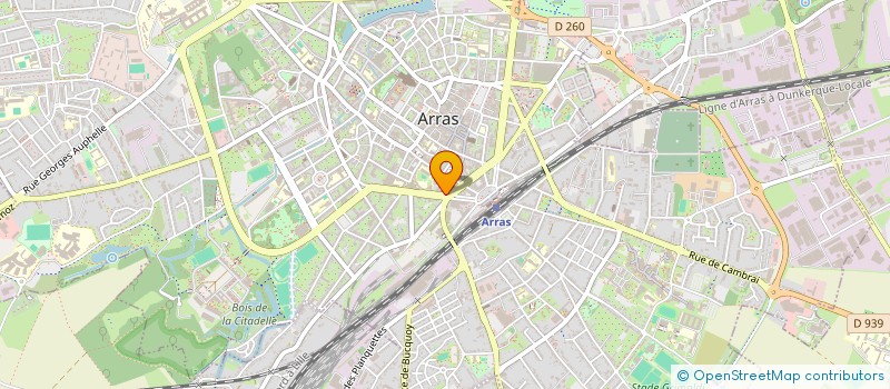 localisation de l'entreprise ASSOC DES SCOUTS DE FRANCE à ARRAS
