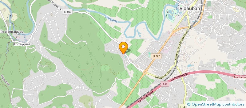 localisation de l'entreprise ASSOC DES TEMOIN DE JEHOVAH  DRAGUIGNAN