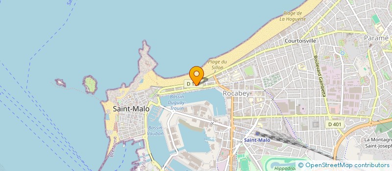 localisation de l'entreprise ASSOC DES UTILISATEURS DE MOUILLAGE DE L'ANSE ST PERE - A.U.M.A.S.P  SAINT-MALO