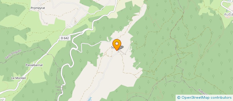 localisation de l'entreprise ASSOC DES VIGNERONS DE LA RIBEYRE  SAINT-ILPIZE