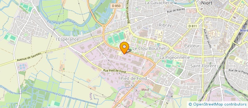 localisation de l'entreprise ASSOC DEUX SEVRIENNE PROTECTION JEUNESSE à NIORT