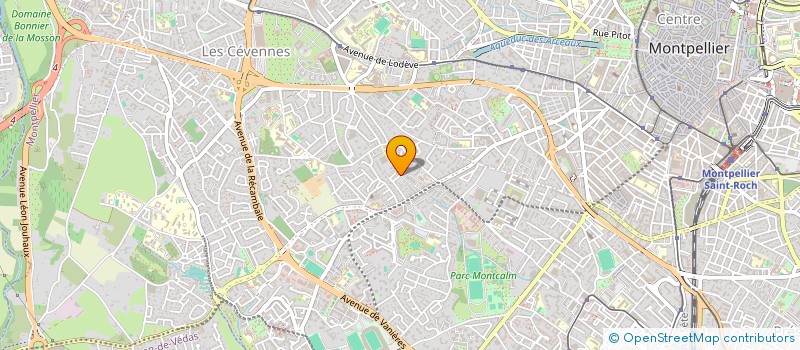 localisation de l'entreprise ASSOC DEVEL INTEL ARTIF LANGUEDOC à MONTPELLIER