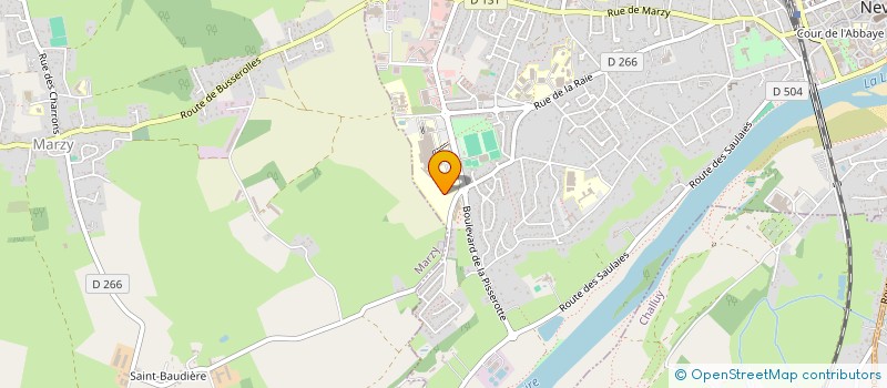 localisation de l'entreprise ASSOC. DEVEL. REANIMAT. ANESTH. HOPITAL à NEVERS