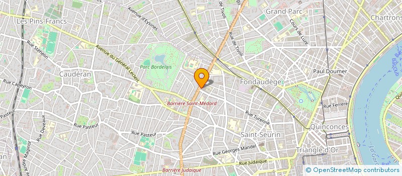 localisation de l'entreprise ASSOC DEVEL TELECOMM DEP GIRON à BORDEAUX