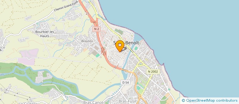 localisation de l'entreprise ASSOC DEVELOP.EMPLOI FORMATION INSERTION  SAINT-BENOIT