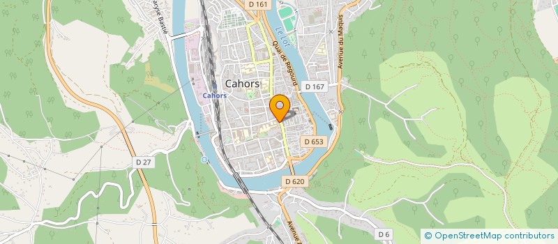 localisation de l'entreprise ASSOC DEVELOP FORMATION CONTINUE à CAHORS