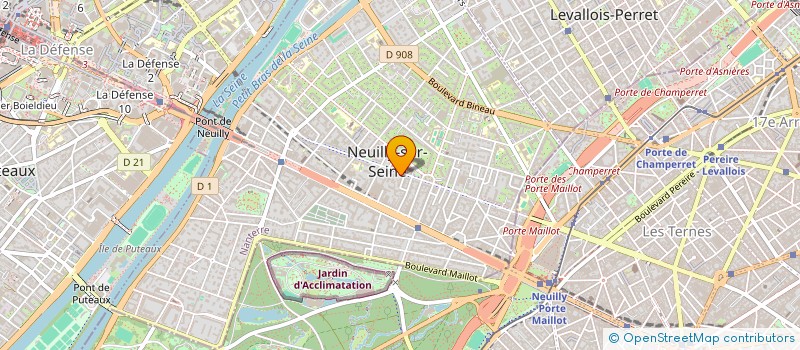 localisation de l'entreprise ASSOC DEVELOP FRANCAIS LANGUE ETRANGERE à NEUILLY-SUR-SEINE