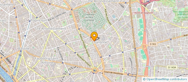 localisation de l'entreprise ASSOC DEVELOP IMAGE MUSIQUE ETHNIQUE COM  PARIS