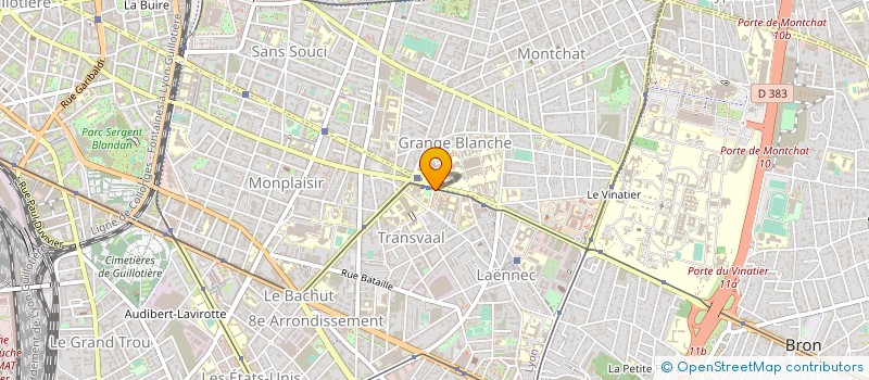 localisation de l'entreprise ASSOC DEVELOP INFORMAT THERAPEUTHIQUE  LYON