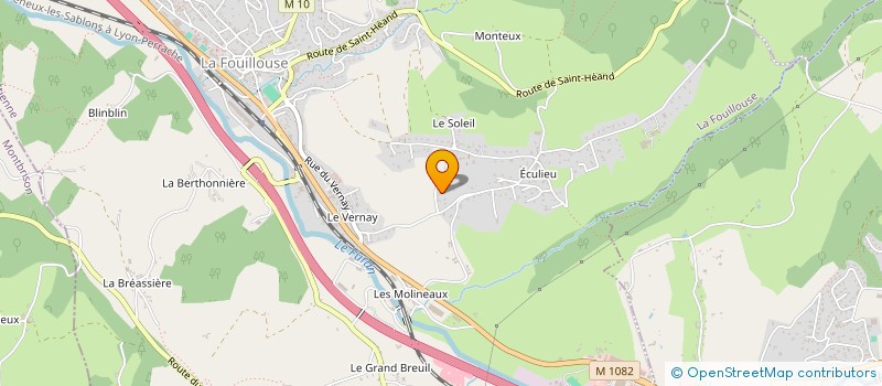 localisation de l'entreprise ASSOC DEVELOPP CHANSON ART ADECHARGE  LA FOUILLOUSE