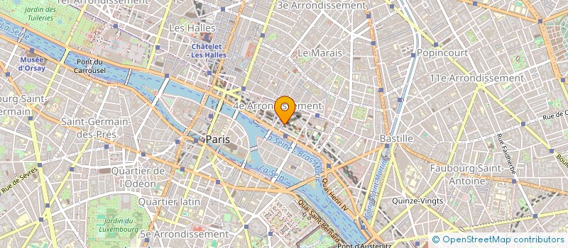 localisation de l'entreprise ASSOC DEVELOPP DE LA DANSE A PARIS  PARIS