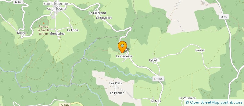 localisation de l'entreprise ASSOC DEVELOPP PROMOTION LIVRADOIS  LE VERNET-CHAMEANE