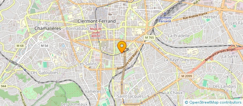 localisation de l'entreprise ASSOC DEVELOPP RECHERCHE ETUDES DROIT à CLERMONT-FERRAND