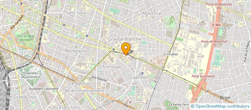 localisation de l'entreprise ASSOC DEVELOPP SCIENCES MEDICO-LEGALES  LYON