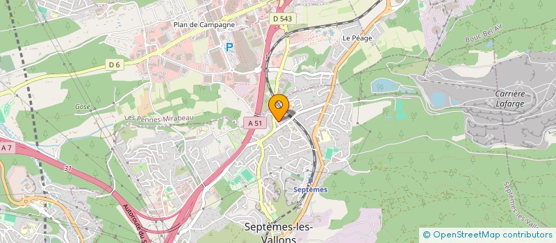 localisation de l'entreprise ASSOC DEVELOPPE MODES GARDE PETITE ENFAN à SEPTEMES-LES-VALLONS