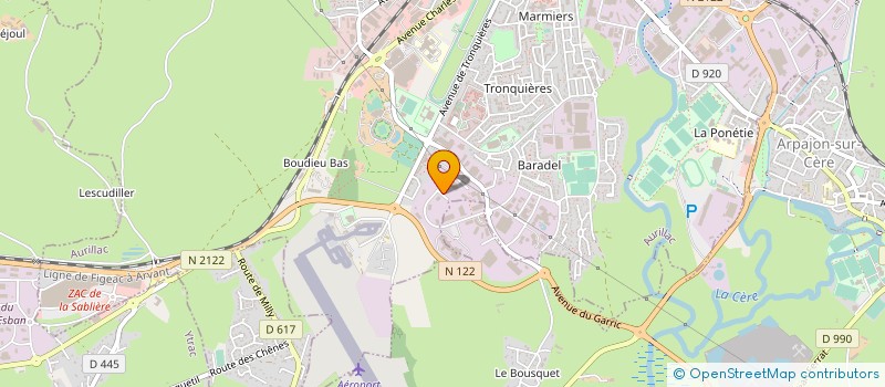 localisation de l'entreprise ASSOC DEVELOPPEMENT ACTION CULTURELLE à AURILLAC
