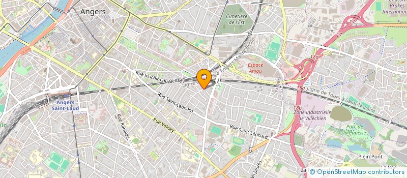 localisation de l'entreprise ASSOC DEVELOPPEMENT EMPLOIS DE SERVICE  ANGERS