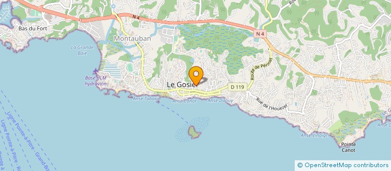 localisation de l'entreprise ASSOC DEVELOPPEMENT ET PROGRES SOCIAL à LE GOSIER