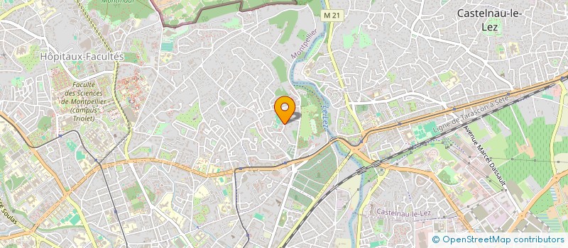 localisation de l'entreprise ASSOC.DEVELOPPEMENT FORMATION HUMAINE à MONTPELLIER