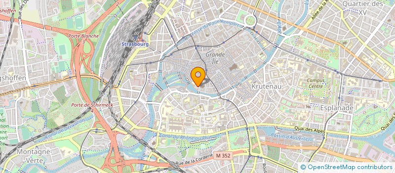 localisation de l'entreprise ASSOC DIACONALE DE LA PAROISSE ST THOMAS à STRASBOURG