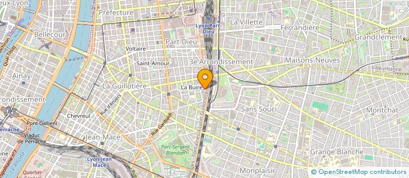 localisation de l'entreprise ASSOC DIDEROT D'ANIMATION CULTURELLE  LYON