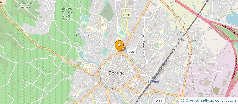 localisation de l'entreprise ASSOC DIFFUS.& L'ENSEIGNEMENT MUSIQUES à BEAUNE