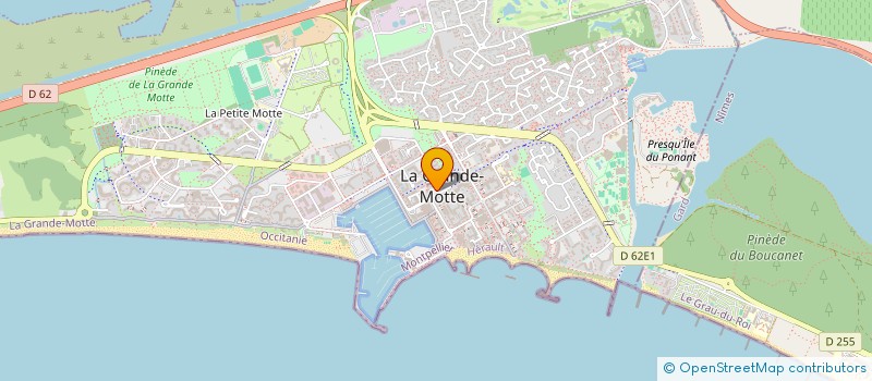 localisation de l'entreprise ASSOC DIOCESAINE PAROISE GRANDE MOTTE  LA GRANDE-MOTTE