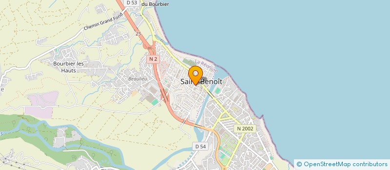 localisation de l'entreprise ASSOC DIOCESAINE-PAROISSE DE ST BENOIT à SAINT-BENOIT