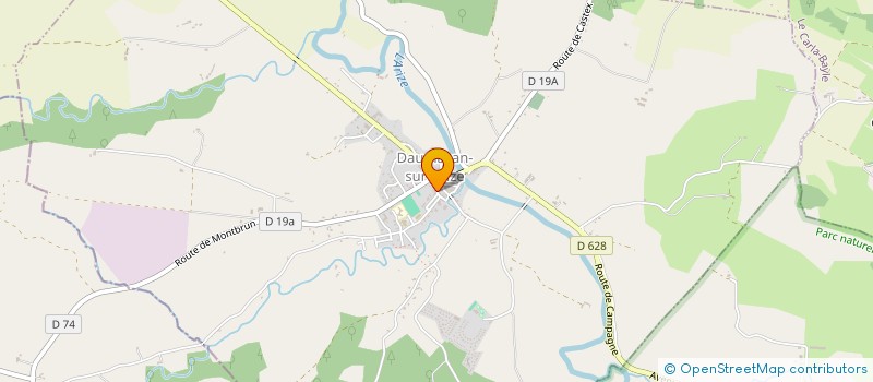 localisation de l'entreprise ASSOC DISCO MOBILE LE DAM'S à DAUMAZAN-SUR-ARIZE