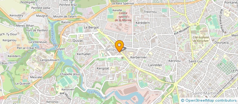 localisation de l'entreprise ASSOC DOIGTS AGILES ET PIEDS LEGERS à BREST