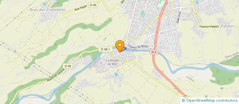 localisation de l'entreprise ASSOC DONN' LA MAIN à BRAS-PANON
