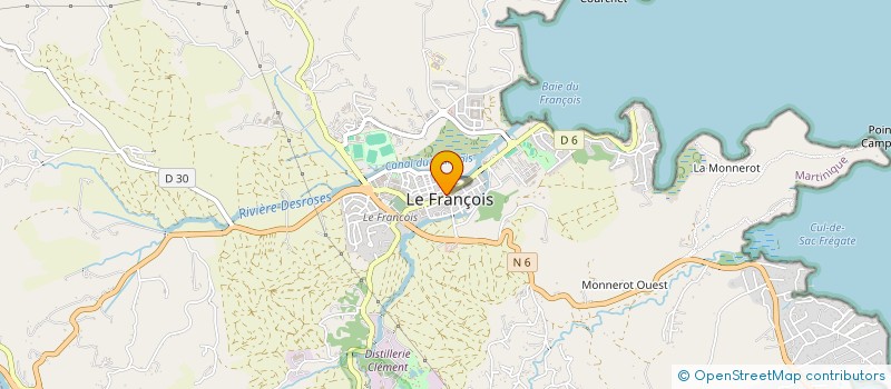 localisation de l'entreprise ASSOC DONNON NOU LA MAIN à LE FRANCOIS