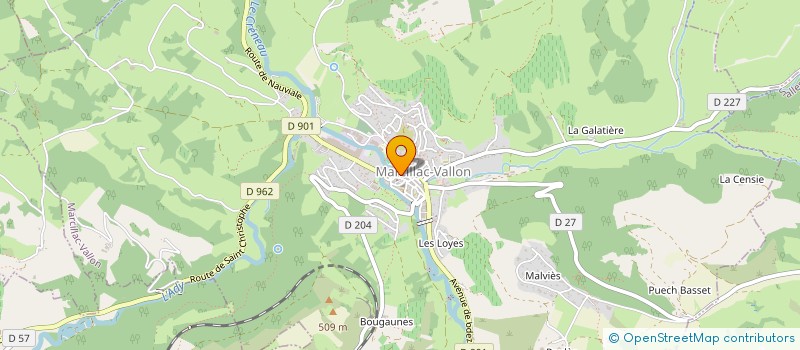 localisation de l'entreprise ASSOC  DOURDOU CAUSSE ET ROUGIER  MURET-LE-CHATEAU