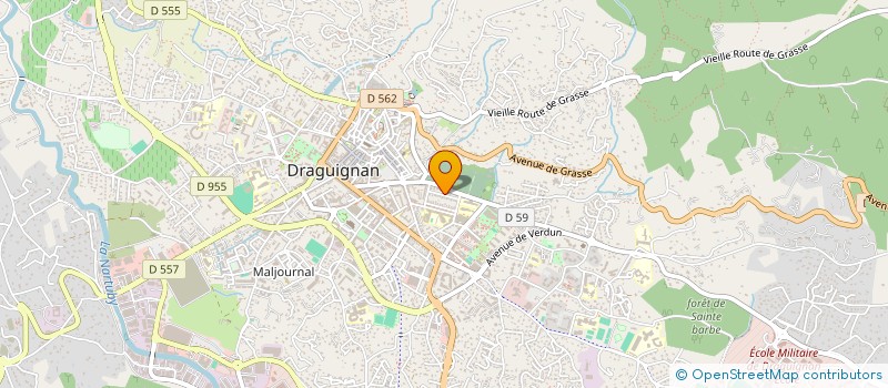 localisation de l'entreprise ASSOC DRACENOISE SECTION GYM RYTHM SPORT à DRAGUIGNAN