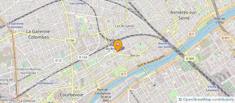 localisation de l'entreprise ASSOC DROIT DE NAITRE à COURBEVOIE