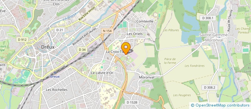localisation de l'entreprise ASSOC DROUAISE FORMATEUR SECUR à SAINTE-GEMME-MORONVAL