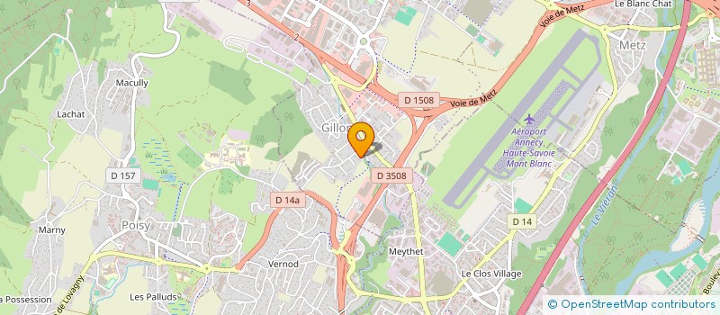 localisation de l'entreprise ASSOC DU CENTRE COMM EPAGNY SILLINGY  EPAGNY METZ-TESSY