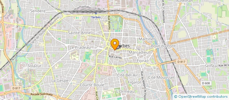 localisation de l'entreprise ASSOC DU COTE DES FEMMES à TARBES