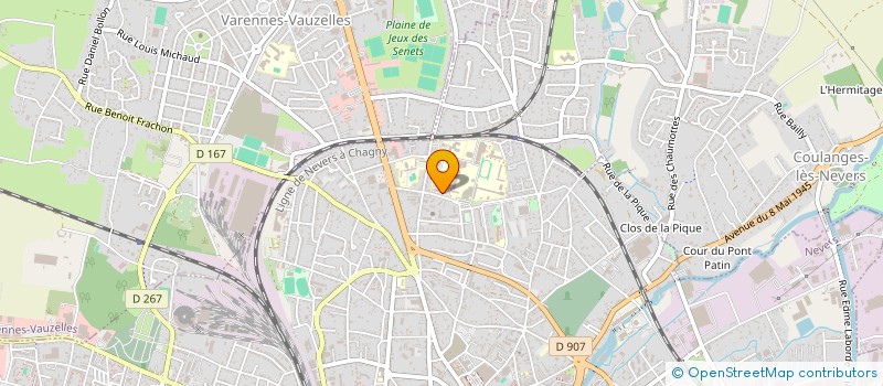 localisation de l'entreprise ASSOC. DU L.P. JEAN ROSTAND à NEVERS