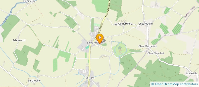 localisation de l'entreprise ASSOC DU MUSEE DE L IMPRIMERIE  SAINT-ROMAIN-DE-BENET