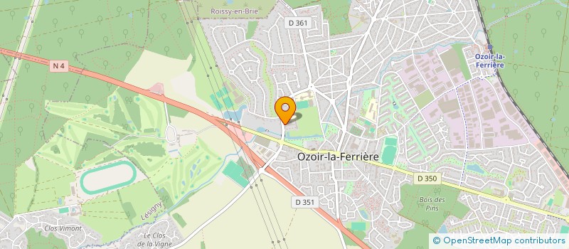 localisation de l'entreprise ASSOC DU PONEY-CLUB D'OZOIR LA FERRIERE à OZOIR-LA-FERRIERE