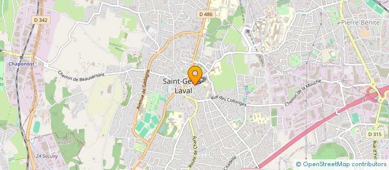localisation de l'entreprise ASSOC DU RESTAURANT D ENFANTS à SAINT-GENIS-LAVAL